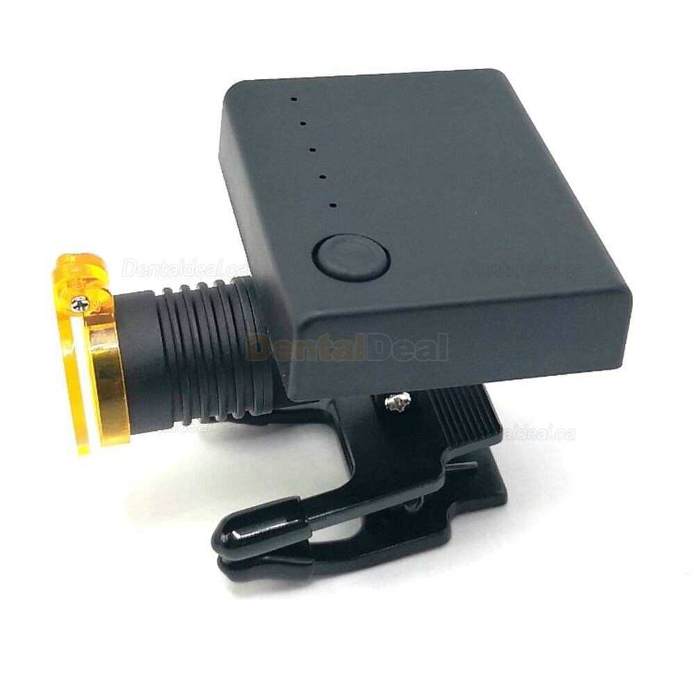 3W Wireless Dental LED HeadLight with Optical Filter for Surgical Loupes